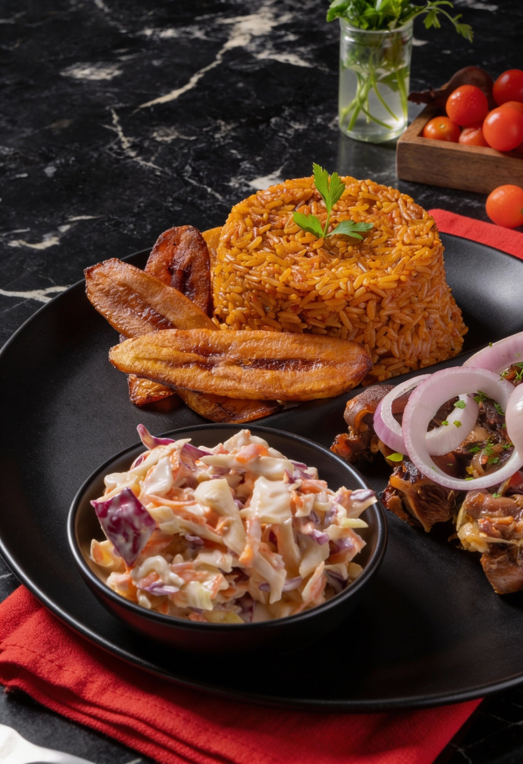 Jollof Rice with Beans