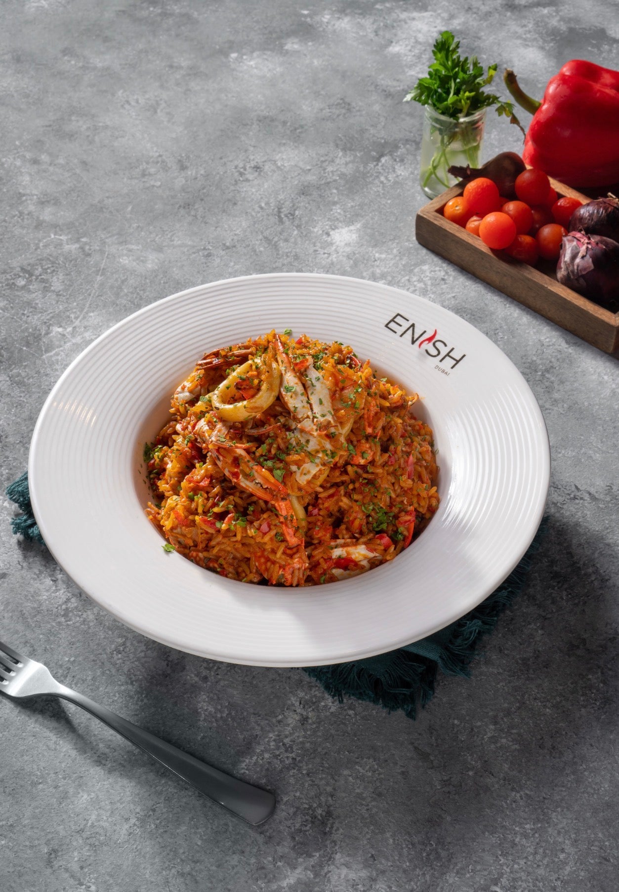 Seafood Jollof