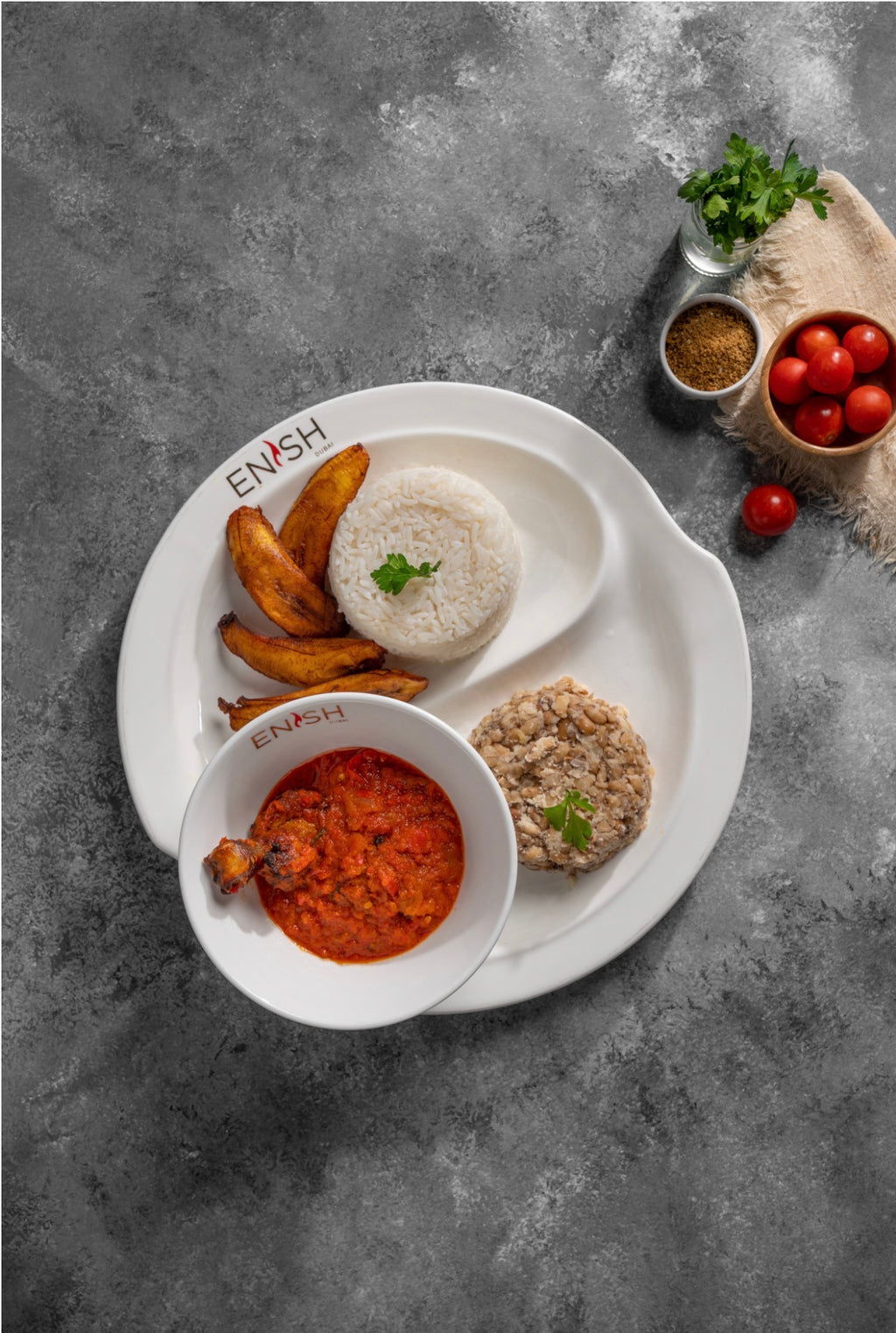Jollof Rice with Beans